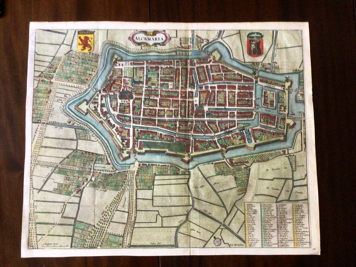 Frederik de Wit - Alkmaar, plattegrond verkocht voor € 299!