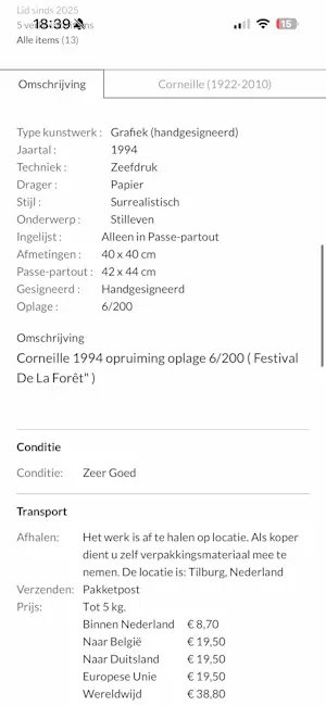 Corneille - Festival de la foret kopen? Bied vanaf 269!
