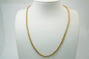 27 - Zo goed als nieuw en relatief lang 14krt geel-gouden "konings" collier kaufen? Bieten Sie von 1500!