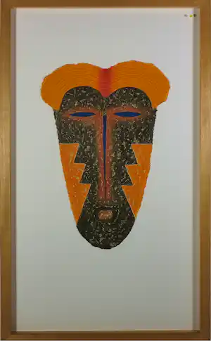 Alain Berck Vitz - Zeefdruk, Yellow Princess IV/XV - Ingelijst verkauft für € 40!