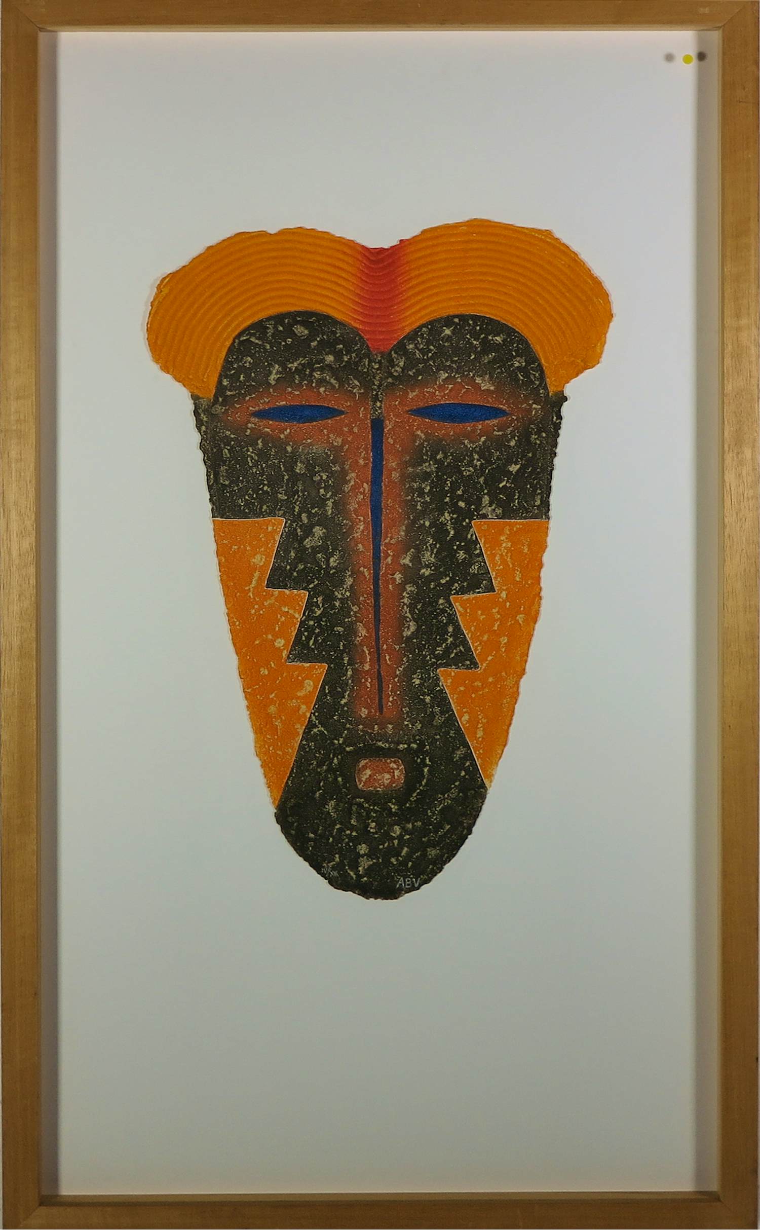 Alain Berck Vitz - Zeefdruk, Yellow Princess IV/XV - Ingelijst verkocht voor € 40!