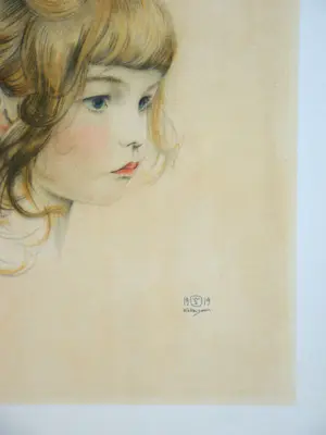 Walter Sauer - Portret van Nicole - 1930 - Heliogravure, gesigneerd en gedateerd kopen? Bied vanaf 100!
