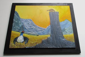 Ari Stolk - Hoenders in berglandschap kopen? Bied vanaf 35!