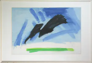 Aart Roos - Acryl op papier, Circle of birds XXI Een vlucht kraaien - Ingelijst ( Groot) kaufen? Bieten Sie von 1!