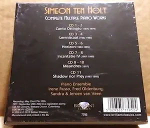 Diverse kunstenaars - lot van 2 cdboxen: Simeonon ten Holt, great Piano Concertos kopen? Bied vanaf 35!