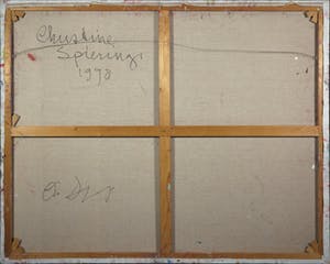 Christine Spierings - Olieverf op doek, z.t. Liggend naakt (Groot) kopen? Bied vanaf 1!