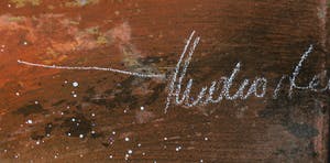 Theo Koster - Zeefdruk en collage op doek, Zonder titel (met ophangsysteem) kopen? Bied vanaf 35!