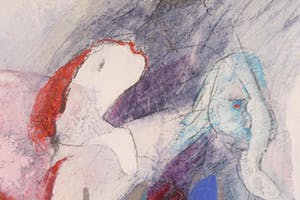 Franscz Witte - Gemengde techniek op doek, Verbindingen 5 (Groot) kopen? Bied vanaf 1!