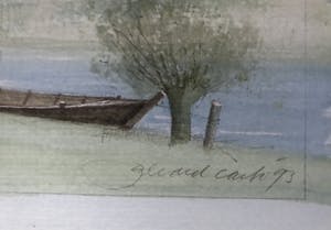 Gerard Carbo - aquarel 1993 kopen? Bied vanaf 25!