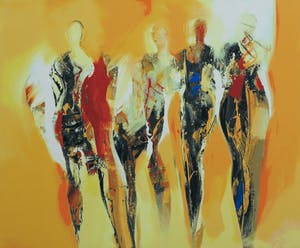 Peter Meijer - Zeefdruk, Oqives - Ingelijst (Groot) kopen? Bied vanaf 50!