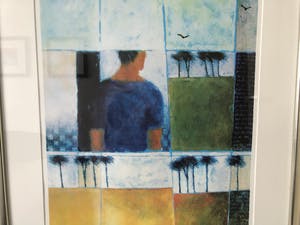 Magda Luttikhuizen - Zeefdruk, Zonder titel - Ingelijst kopen? Bied vanaf 50!