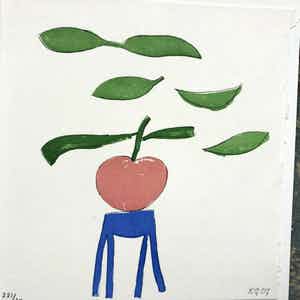 Klaas Gubbels - Het houten bankje incl tekstfragment Siebeling verkocht voor € 145!