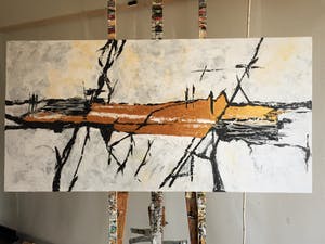 John Foppen - Gold Quary ......# K02. XL. GROOT. kopen? Bied vanaf 169!