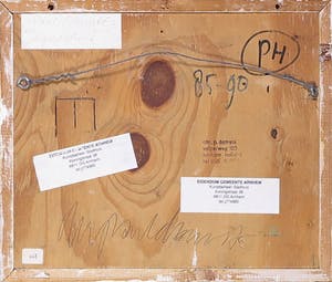 Christiaan Paul Damste - Collage van (beschilderd) hout, Ingesloten I - Ingelijst kopen? Bied vanaf 300!