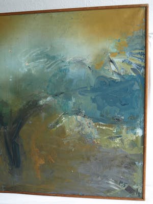 Peter Engels - Ingelijst, olieverf op doek, “Voorjaar” – gesigneerd – 1961 kopen? Bied vanaf 75!