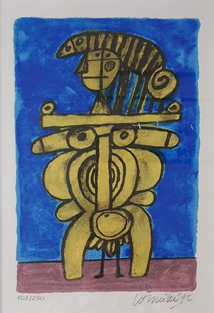 Corneille - Oog van de zomer - gesigneerd - 250ex. - 1992 kopen? Bied vanaf 195!