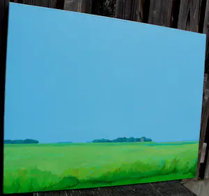 Gerard Koster - Olieverf op doek: Groningen 1 - 1975 kopen? Bied vanaf 1000!