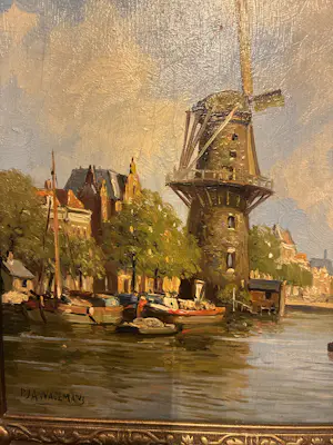 Pieter Wagemans - Romantic city scape kopen? Bied vanaf 175!