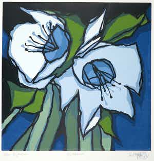 Fon Klement - Boardsnede, Enfleurer verkocht voor € 80!