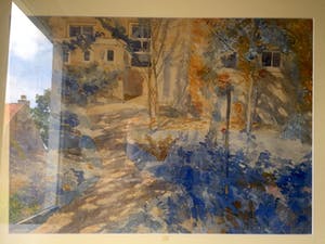 Gerrit van IJperen - "Tuin in het Zonlicht" - Aquarel, Ingelijst kopen? Bied vanaf 75!