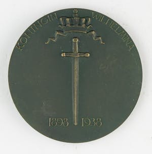 Mari Andriessen - Bronzen penning: Regeringsjubileum Koningin Wilhelmina kopen? Bied vanaf 60!