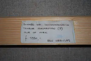 Eric Hercules - Bunker op Loodsmansduin, Texel - olieverfschilderij 2000 kopen? Bied vanaf 250!