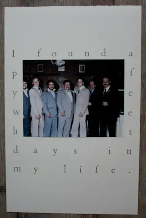 Jan Henderikse - Paarse map met foto's: I found a picture of you, those were the happiest days.. kopen? Bied vanaf 695!