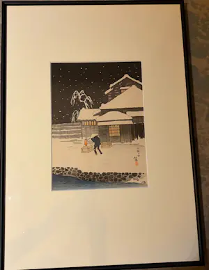 Hiroaki Takahashi - Takahashi Shotei (Hiroaki) Koume in Snow, Houtdruk kopen? Bied vanaf 300!