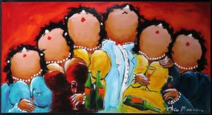 Theo Broeren - Acryl op doek, Goodbye (Groot) kopen? Bied vanaf 100!