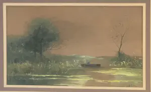 Johan Hendrik Doeleman - Ochtendgloren in de polder kopen? Bied vanaf 75!