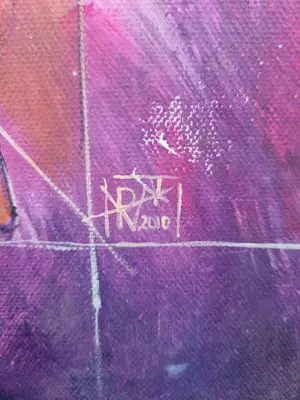 Rien Verschuur - Abstracte personen kopen? Bied vanaf 60!