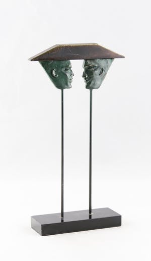 Niet of onleesbaar gesigneerd - Brons en metaal, Z.T. Onder één hoed kopen? Bied vanaf 10!