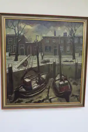 Jos But - Stadsgezicht op de Kaai in Veere (Zeeland verkauft für € 200!