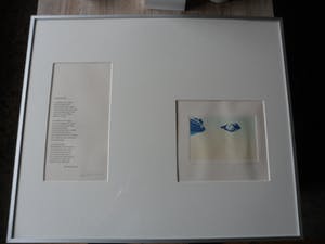 Nono Reinhold - 5 kleuren ets -1983 + gesigneerd gedicht Bert Schierbeek kopen? Bied vanaf 60!
