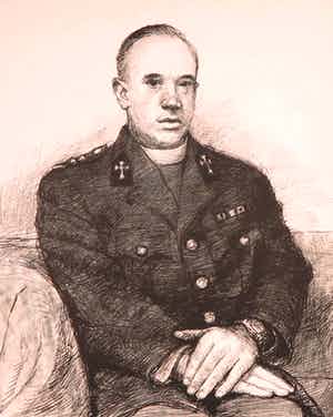 Aat Veldhoen - Rotaprint, Portret van een generaal verkocht voor € 50!