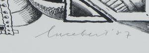 Lucebert - Litho uit het portfolio Fantasia - Ingelijst kopen? Bied vanaf 1!