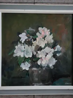 Adam Potgieter - Bloemstilleven. kopen? Bied vanaf 125!