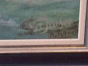 Willem G.F. Jansen - Schip in storm op zee kopen? Bied vanaf 250!