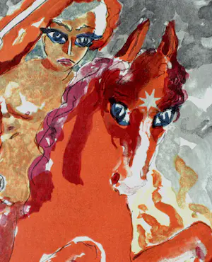 Kees van Dongen - Houtgravure 1955 - " Le prince Sharkan au combat " - 1001 nach kopen? Bied vanaf 60!
