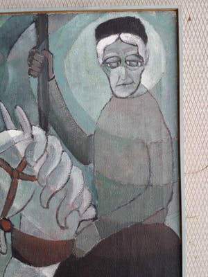 Engelbert Gijsbrecht van Heusden - Bejaard op draaimolenpaard. kopen? Bied vanaf 10!