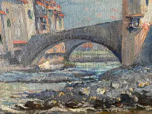 Niet of onleesbaar gesigneerd - Pont de Sospel kopen? Bied vanaf 1!