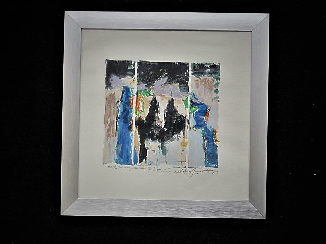 Richard Smeets - Exclusief (40 ex) Oplage Zeefdruk "Denkend aan Holland" gesigneerd met opdracht kopen? Bied vanaf 1!