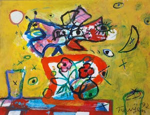 Hans Truijen - 'Golden day' - Origineel werk - Nieuw ingelijst! kopen? Bied vanaf 1050!