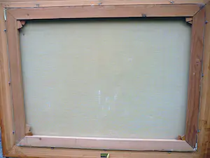 Hermanus Cornelis Hokken - Bosgezicht met wilgen, berken en eendjes -0lieverf- kopen? Bied vanaf 50!