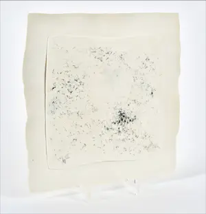 Jan Oosterman jr. - Porseleinen dubbelblad 'Montaillou VI' 1985 kopen? Bied vanaf 150!