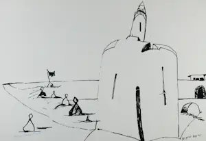 Edgar Schmandt - Aigues-Mortes 1974 Lithografie- Handsigniert - betitelt. kopen? Bied vanaf 20!