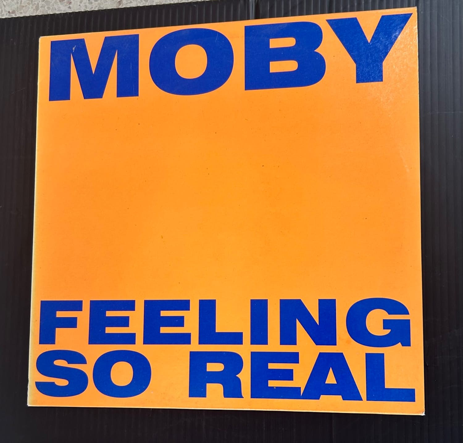 Moby - Feeling so real verkocht voor € 10!