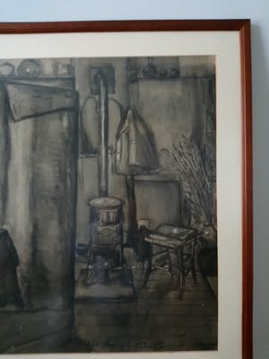 Chris Jansen - Interieur van het atelier kopen? Bied vanaf 40!