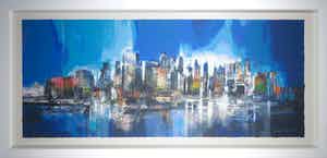 Peter Meijer - Zeefdruk, Manhattan ll - Ingelijst (Groot) verkocht voor € 1!