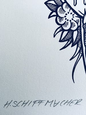 Henk Schiffmacher - Tattoo Bloedend Hart, gesigneerd kopen? Bied vanaf 25!